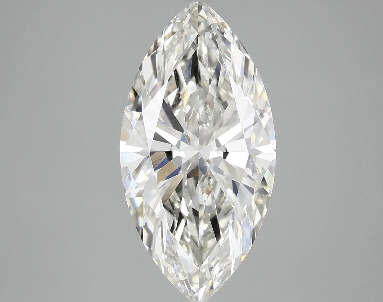 2.97 Carat Marquise Shaped Ideal Cut VS1 IGI Certified Lab Grown Diamond