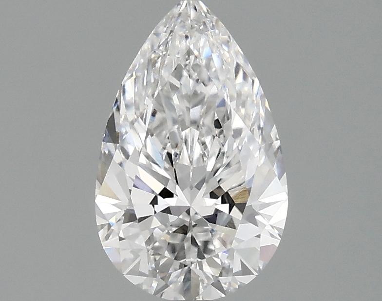 1.06 Carat Pear Shaped Ideal Cut VVS2 IGI Certified Lab Grown Diamond