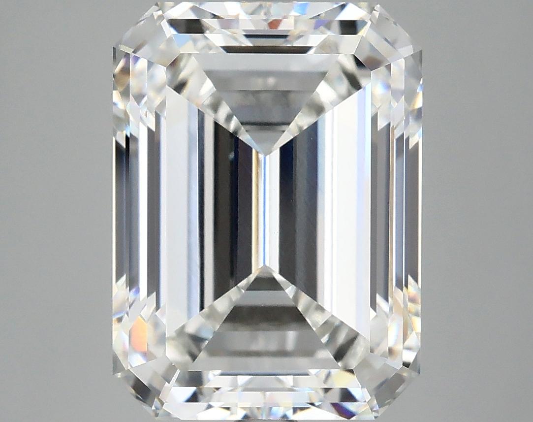 6.87 Carat Emerald Shaped Excellent Cut VVS2 IGI Certified Lab Grown Diamond