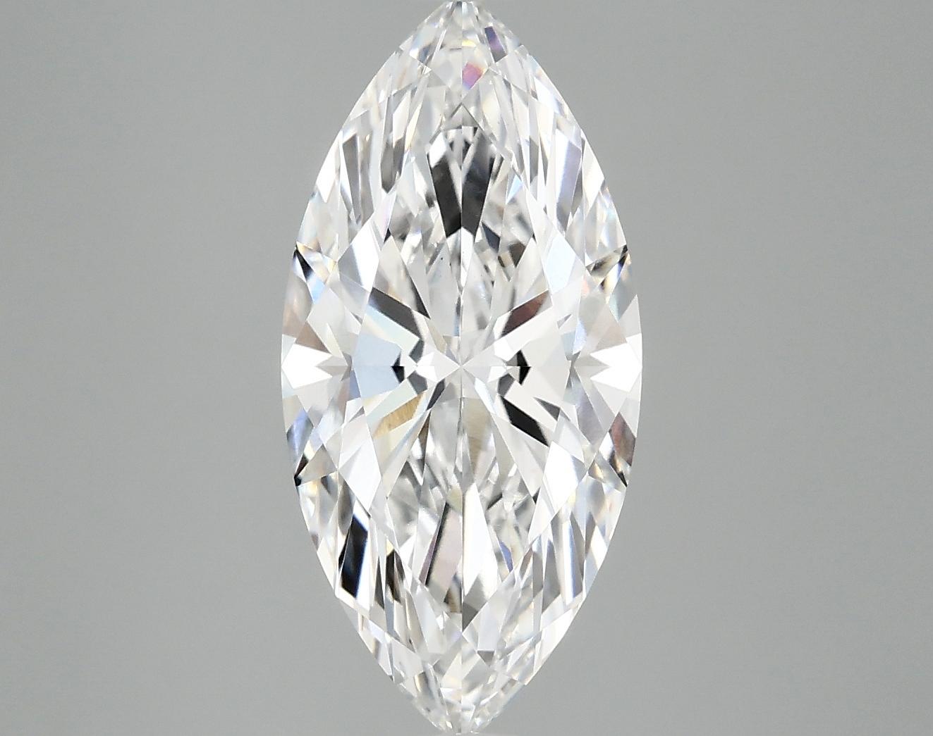 3.09 Carat Marquise Shaped Excellent Cut VS1 IGI Certified Lab Grown Diamond