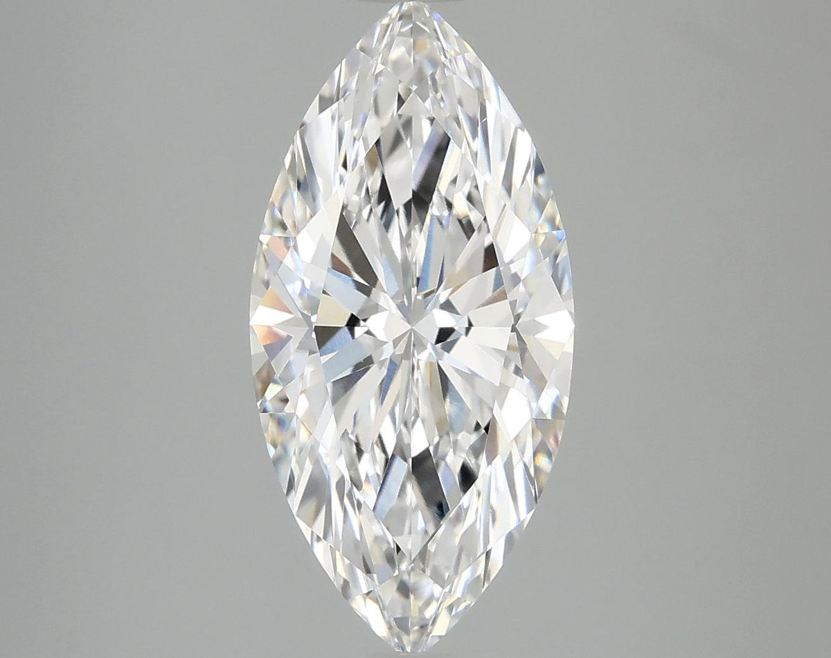 3.1 Carat Marquise Shaped Excellent Cut VVS2 IGI Certified Lab Grown Diamond