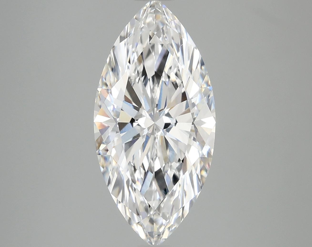 3.1 Carat Marquise Shaped Excellent Cut VVS2 IGI Certified Lab Grown Diamond