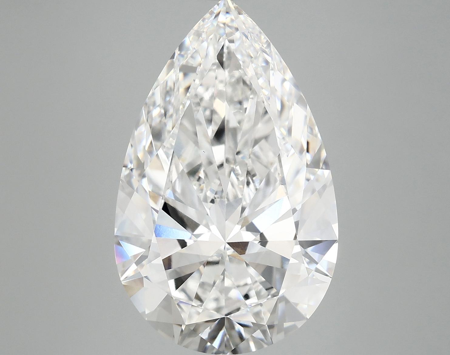 7.02 Carat Pear Shaped Ideal Cut VVS2 IGI Certified Lab Grown Diamond