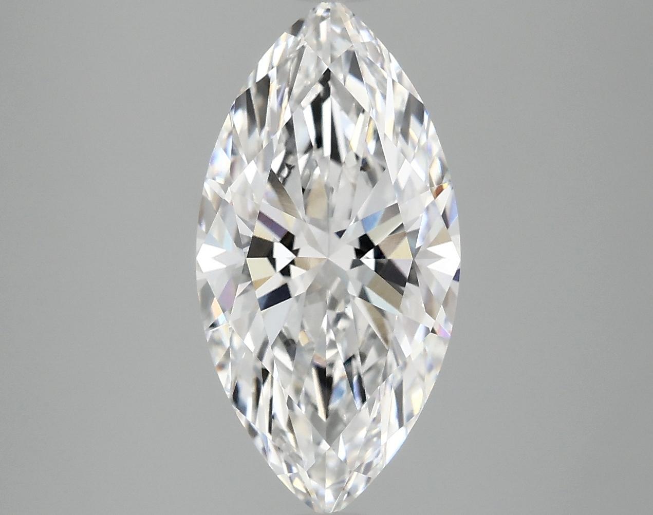 3.01 Carat Marquise Shaped Ideal Cut VVS2 IGI Certified Lab Grown Diamond