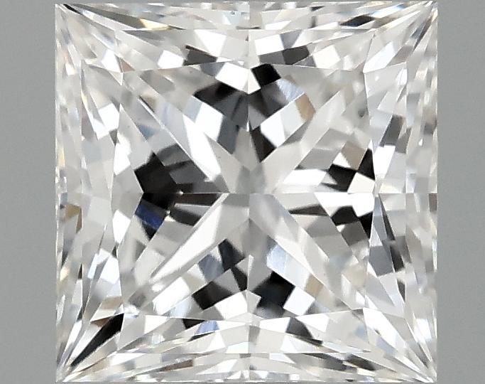 1.58 Carat Princess Shaped Ideal Cut VVS2 IGI Certified Lab Grown Diamond