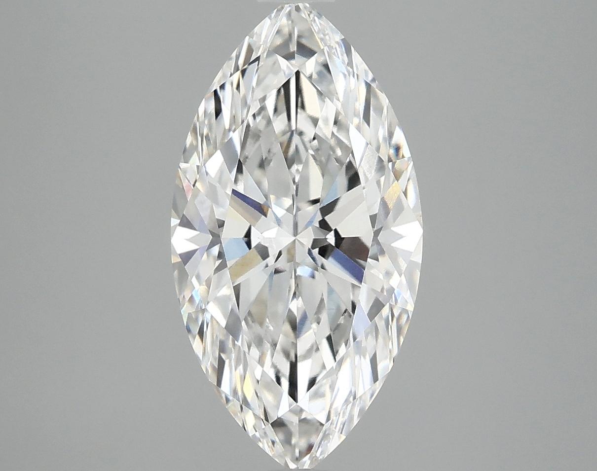 3.04 Carat Marquise Shaped Excellent Cut VVS2 IGI Certified Lab Grown Diamond