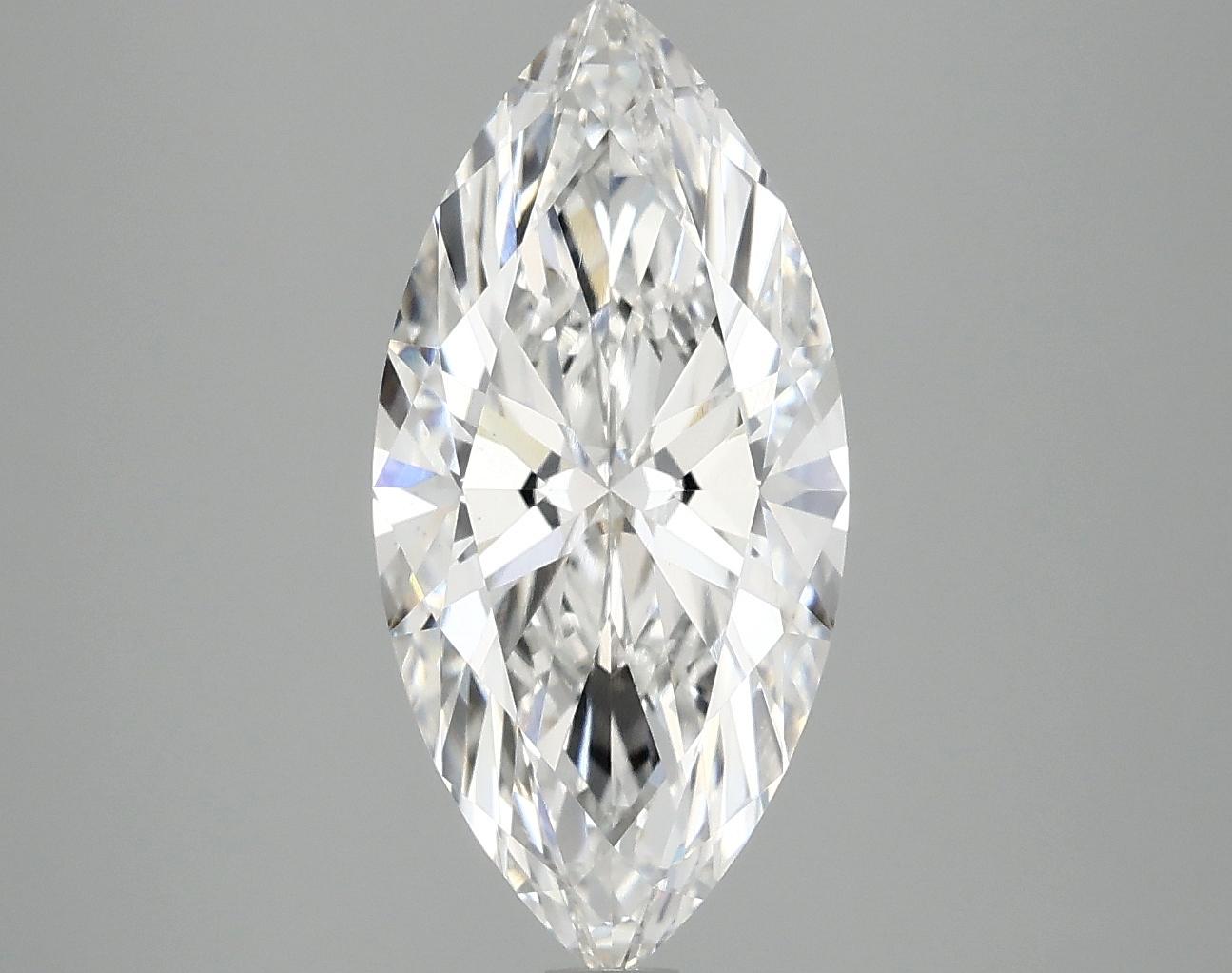 2.83 Carat Marquise Shaped Excellent Cut VS1 IGI Certified Lab Grown Diamond