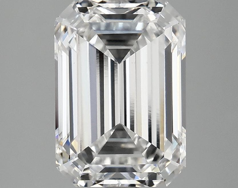 3.03 Carat Emerald Shaped Ideal Cut VVS2 IGI Certified Lab Grown Diamond