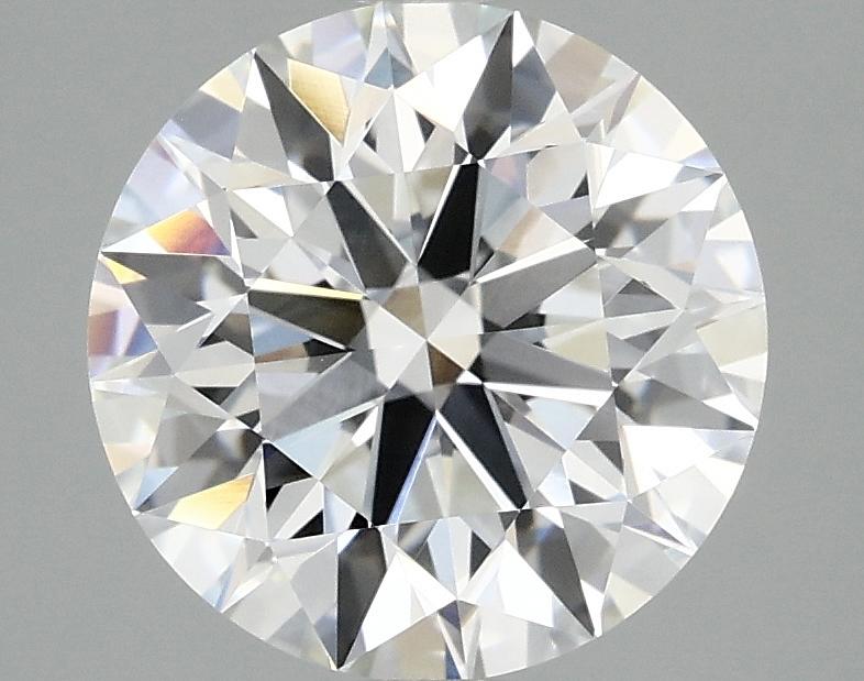 3.08 Carat Round Shaped Excellent Cut VVS2 IGI Certified Lab Grown Diamond