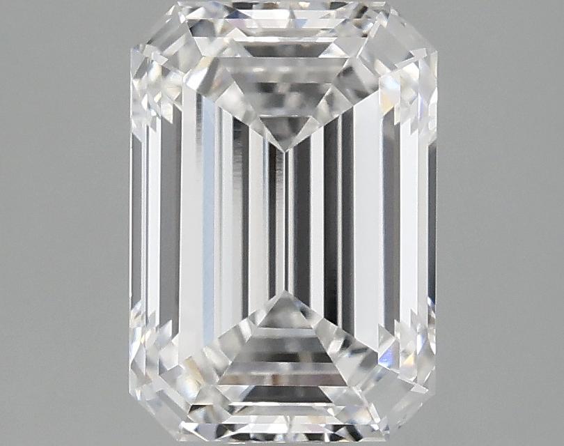 2.06 Carat Emerald Shaped Ideal Cut VVS2 IGI Certified Lab Grown Diamond