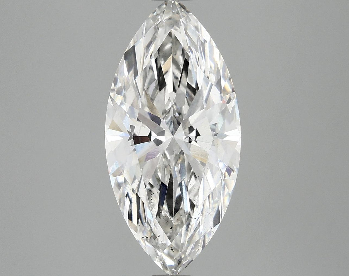 3.08 Carat Marquise Shaped Excellent Cut SI1 IGI Certified Lab Grown Diamond