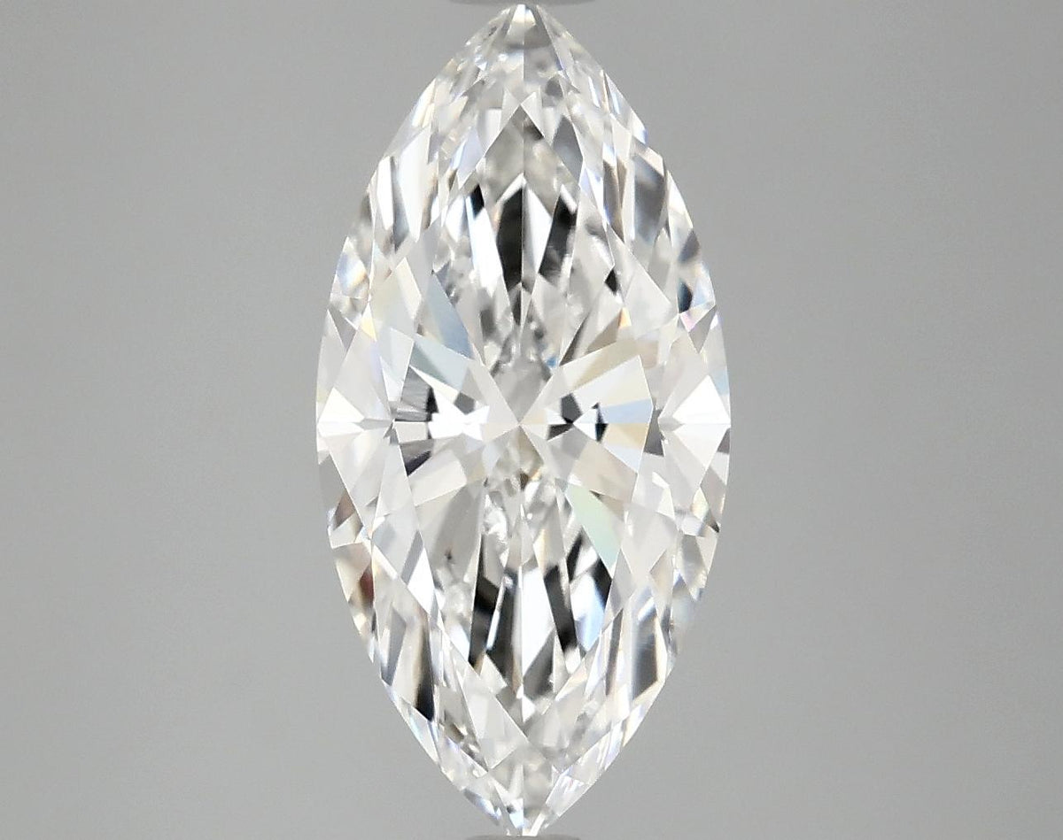 3.02 Carat Marquise Shaped Ideal Cut VVS2 IGI Certified Lab Grown Diamond