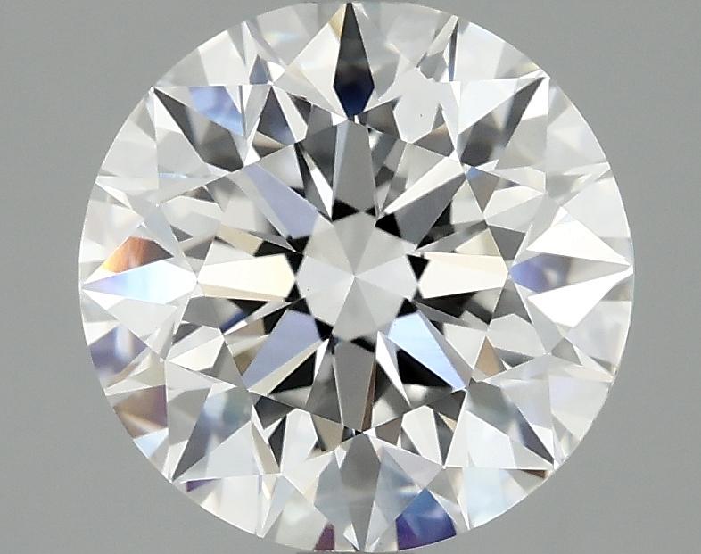 3.06 Carat Round Shaped Excellent Cut VVS2 IGI Certified Lab Grown Diamond