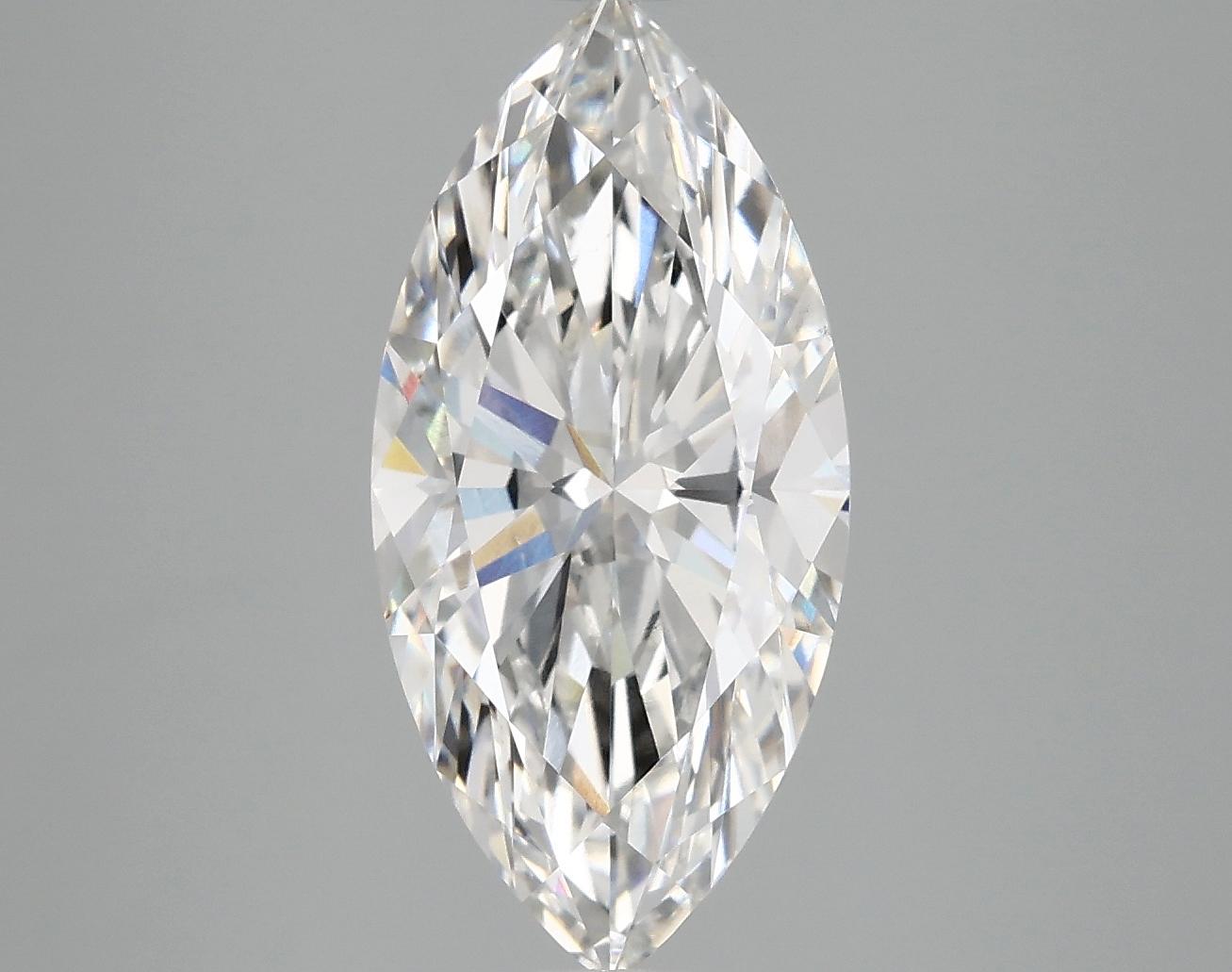 3.38 Carat Marquise Shaped Excellent Cut VS1 IGI Certified Lab Grown Diamond