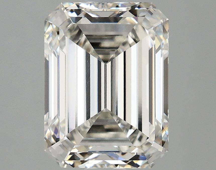 3.07 Carat Emerald Shaped Excellent Cut VVS2 IGI Certified Lab Grown Diamond