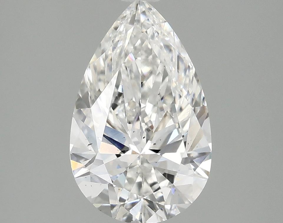 1.98 Carat Pear Shaped Ideal Cut SI1 IGI Certified Lab Grown Diamond