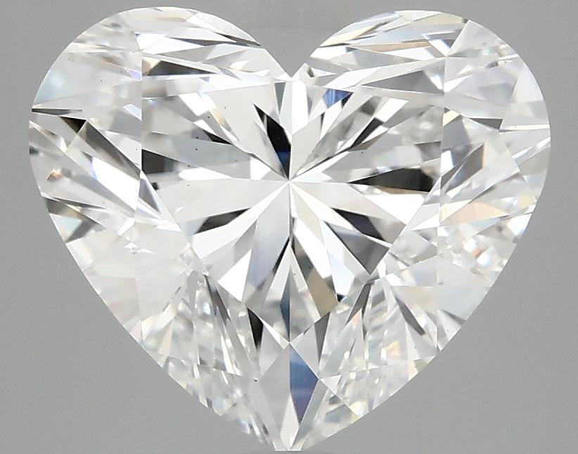 4.07 Carat Heart Shaped Ideal Cut VS1 IGI Certified Lab Grown Diamond