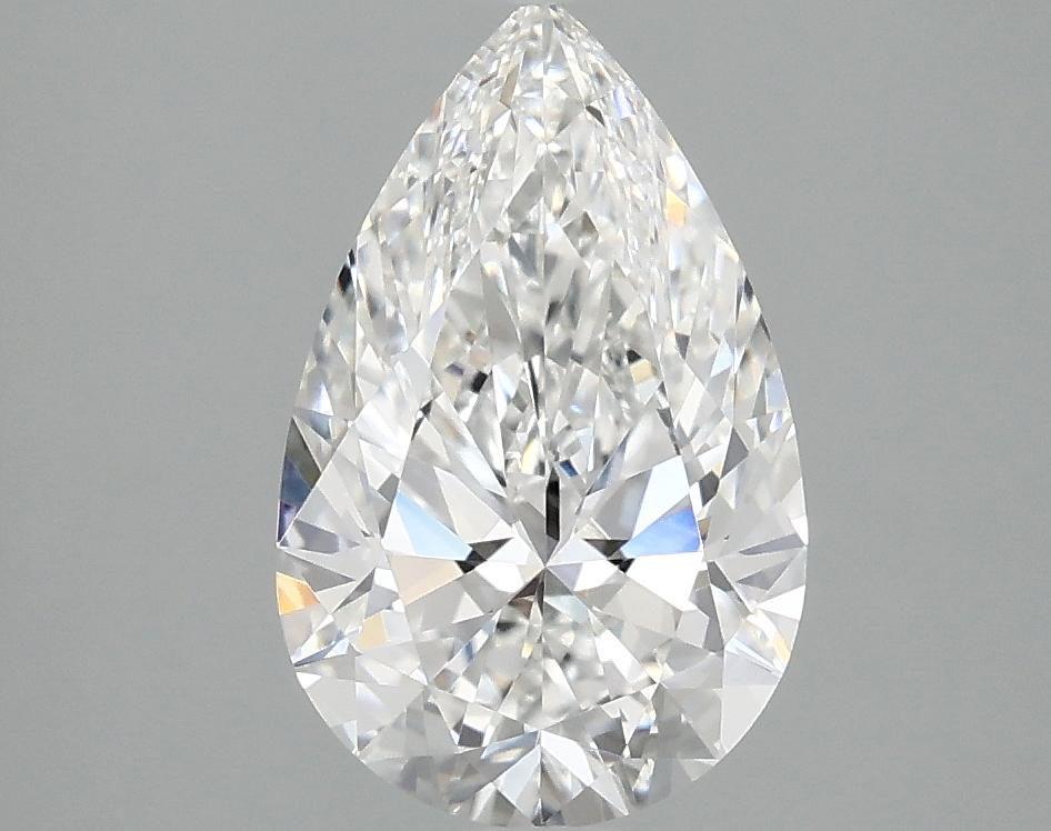 2.01 Carat Pear Shaped Ideal Cut VVS2 IGI Certified Lab Grown Diamond