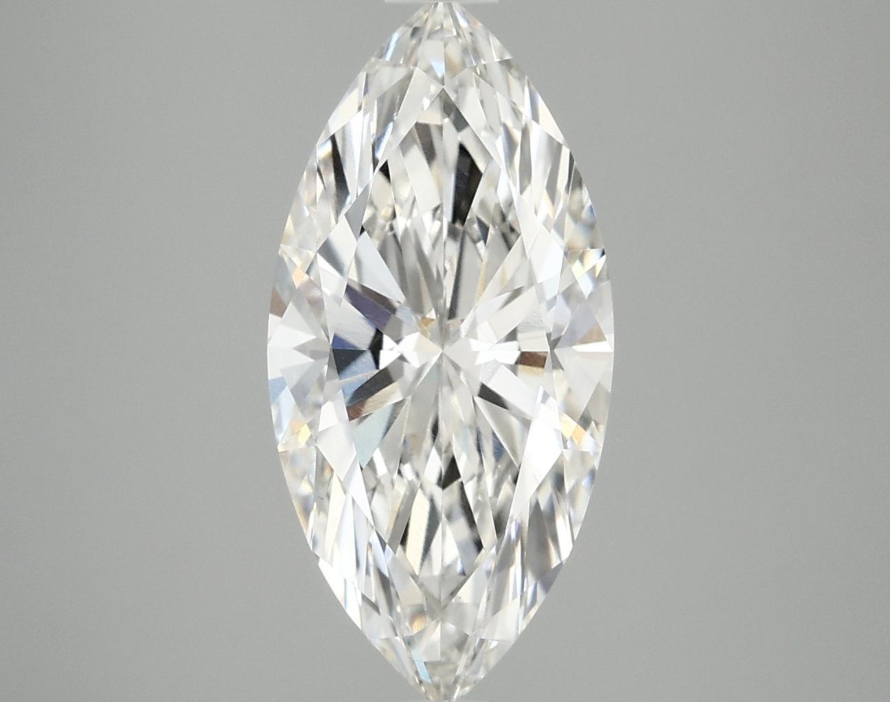 2.91 Carat Marquise Shaped Excellent Cut VVS2 IGI Certified Lab Grown Diamond