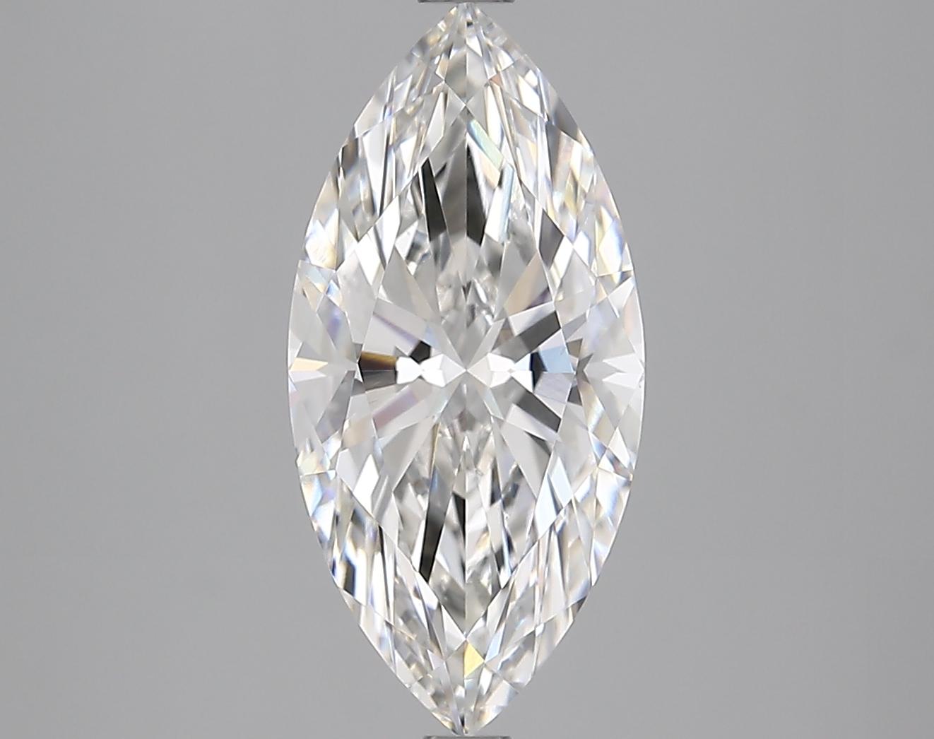 3.06 Carat Marquise Shaped Excellent Cut VS1 IGI Certified Lab Grown Diamond