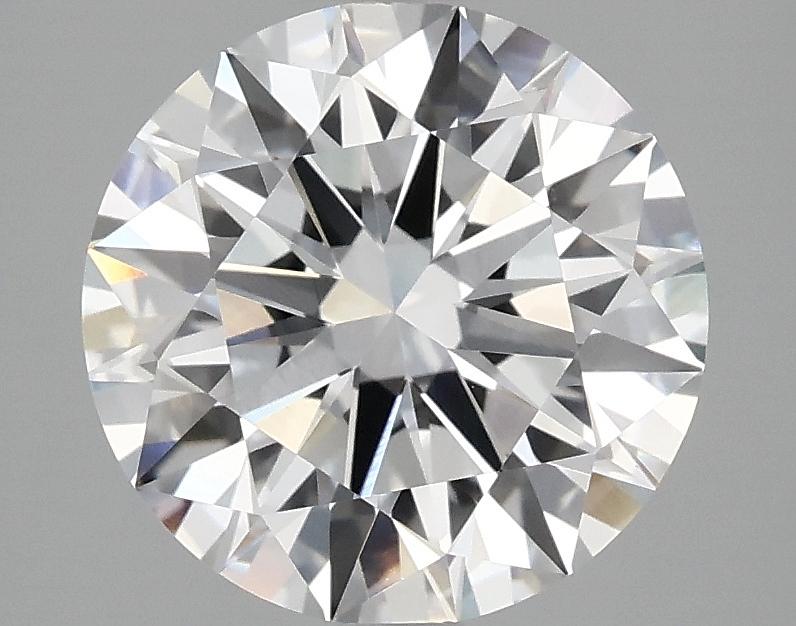3.08 Carat Round Shaped Ideal Cut VVS2 IGI Certified Lab Grown Diamond