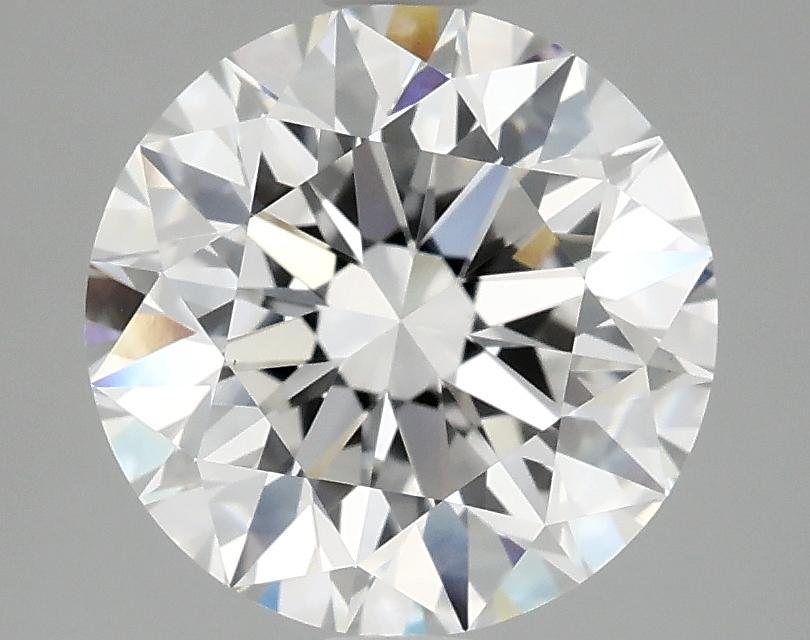 3.08 Carat Round Shaped Excellent Cut VVS2 IGI Certified Lab Grown Diamond