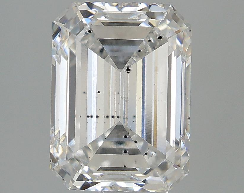 3.04 Carat Emerald Shaped Excellent Cut SI1 IGI Certified Lab Grown Diamond