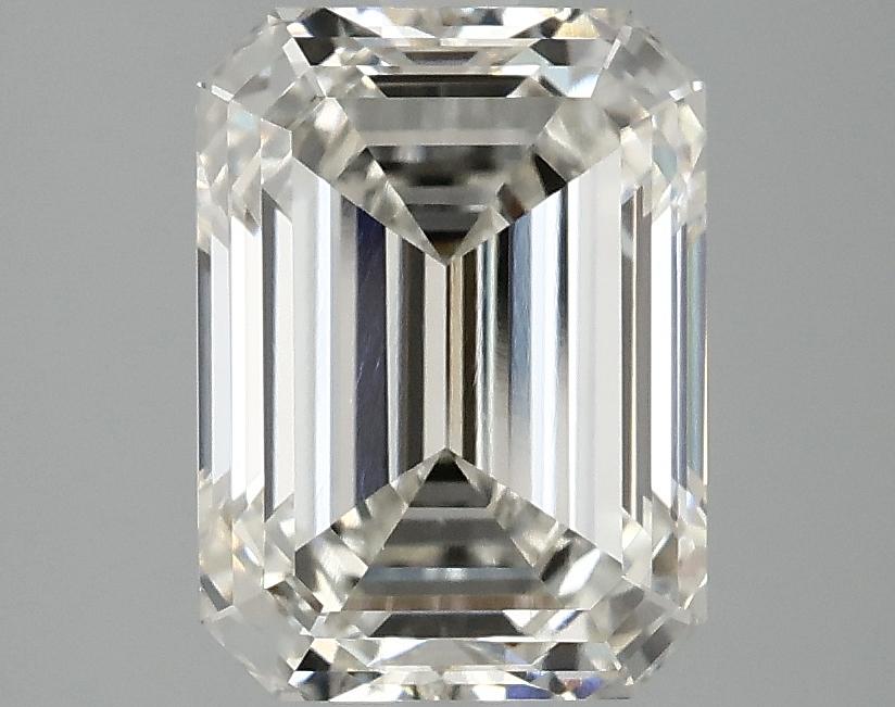 3.08 Carat Emerald Shaped Excellent Cut VVS2 IGI Certified Lab Grown Diamond