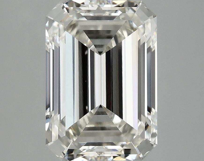 3.08 Carat Emerald Shaped Ideal Cut VVS2 IGI Certified Lab Grown Diamond
