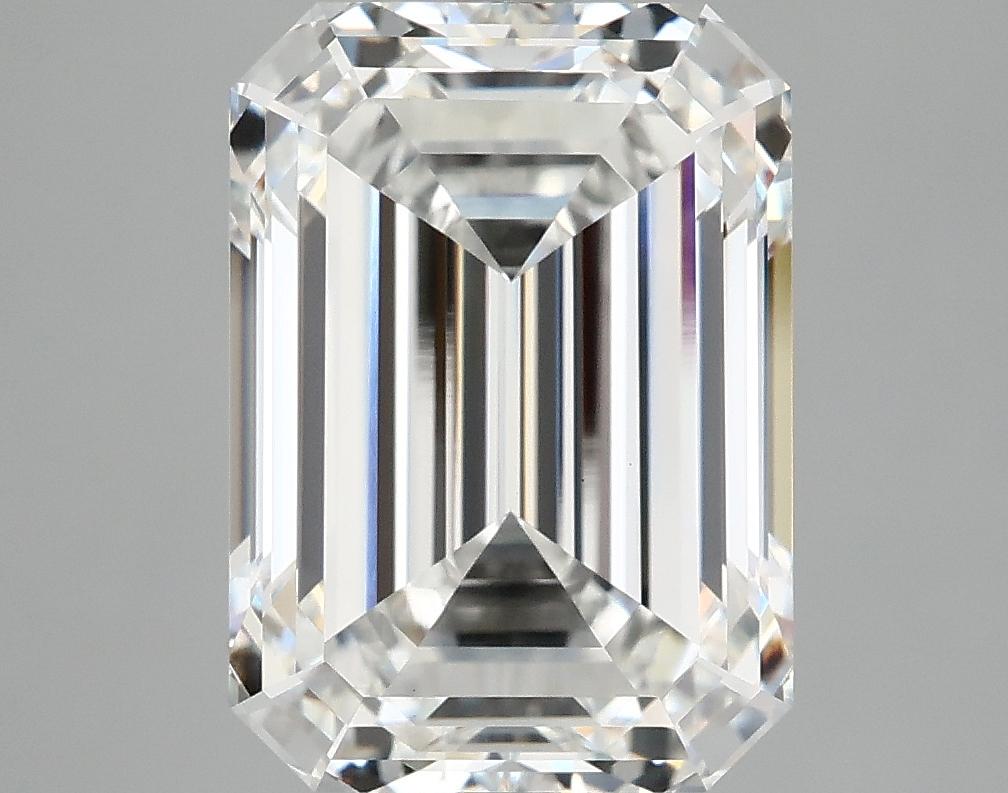 5.92 Carat Emerald Shaped Ideal Cut VVS2 IGI Certified Lab Grown Diamond
