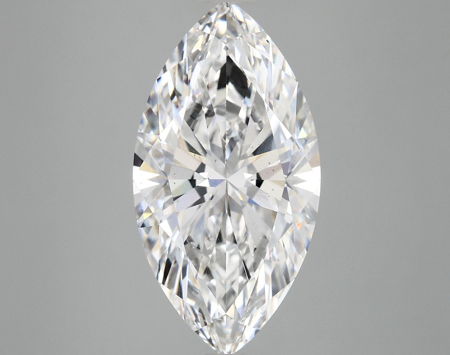 5.09 Carat Marquise Shaped Excellent Cut SI1 IGI Certified Lab Grown Diamond