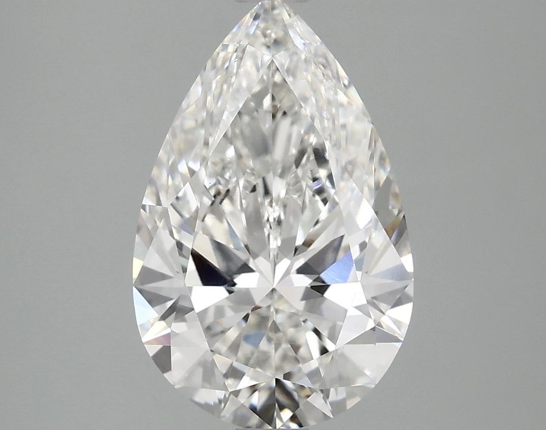 2.97 Carat Pear Shaped Ideal Cut VVS2 IGI Certified Lab Grown Diamond
