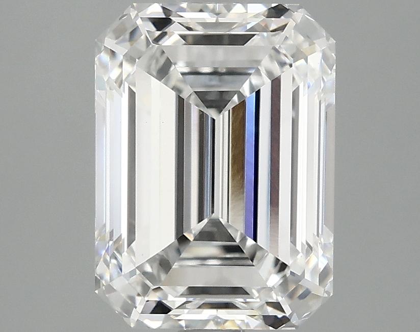 3.09 Carat Emerald Shaped Excellent Cut VS1 IGI Certified Lab Grown Diamond