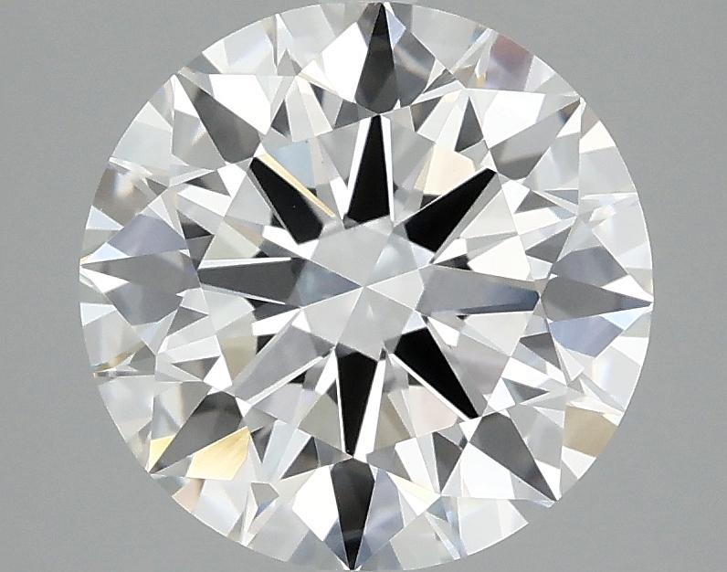3.08 Carat Round Shaped Excellent Cut VVS2 IGI Certified Lab Grown Diamond
