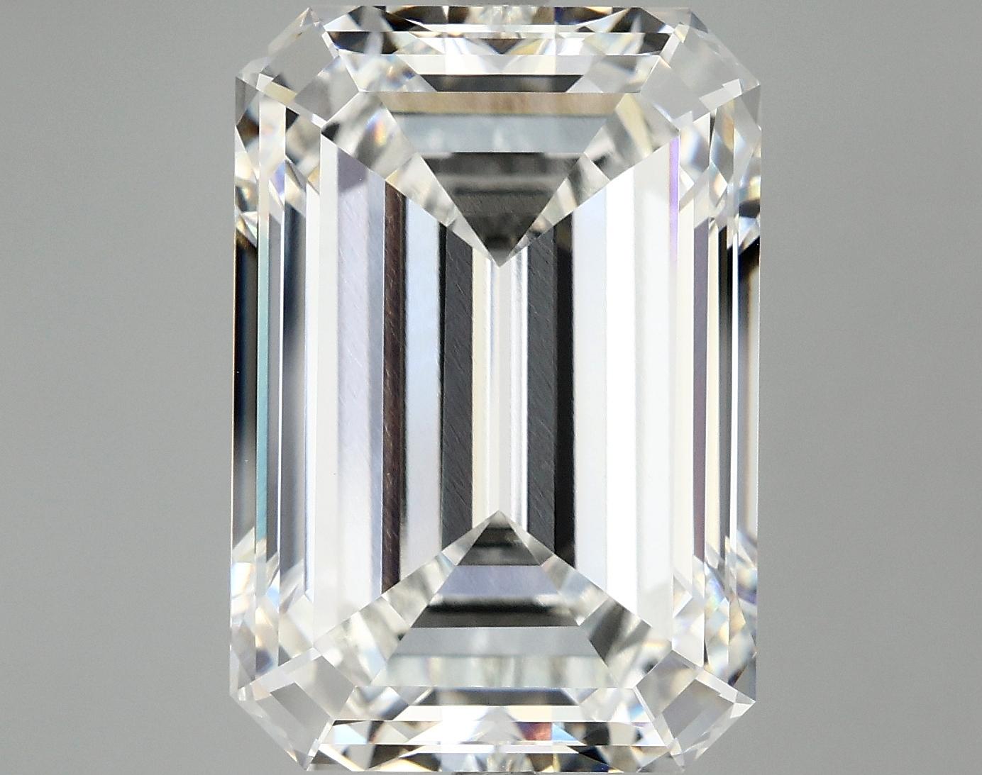 12.75 Carat Emerald Shaped Ideal Cut VVS2 IGI Certified Lab Grown Diamond