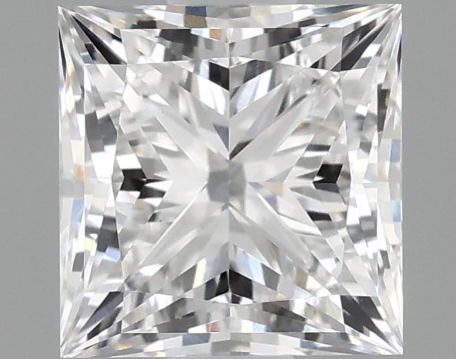 0.97 Carat Princess Shaped Ideal Cut VVS2 IGI Certified Lab Grown Diamond