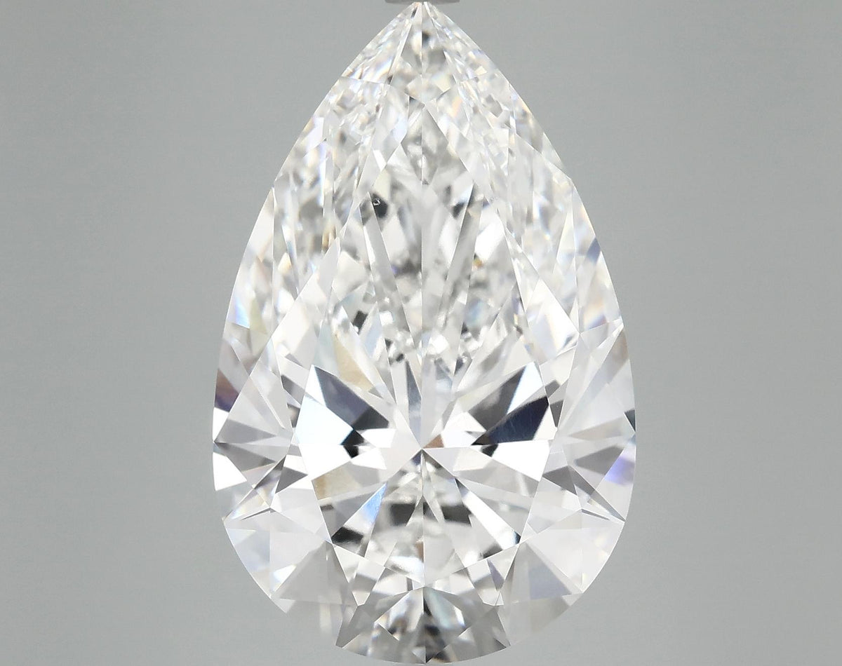 10.2 Carat Pear Shaped Ideal Cut VVS2 IGI Certified Lab Grown Diamond