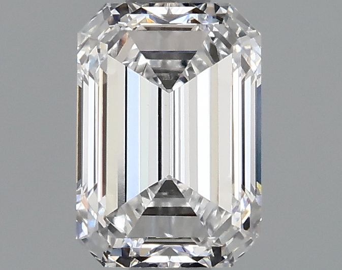 0.98 Carat Emerald Shaped Ideal Cut VVS2 IGI Certified Lab Grown Diamond