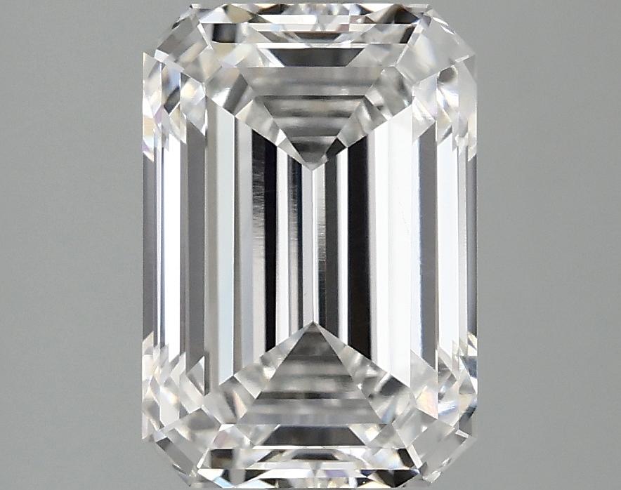 3.1 Carat Emerald Shaped Ideal Cut VVS2 IGI Certified Lab Grown Diamond