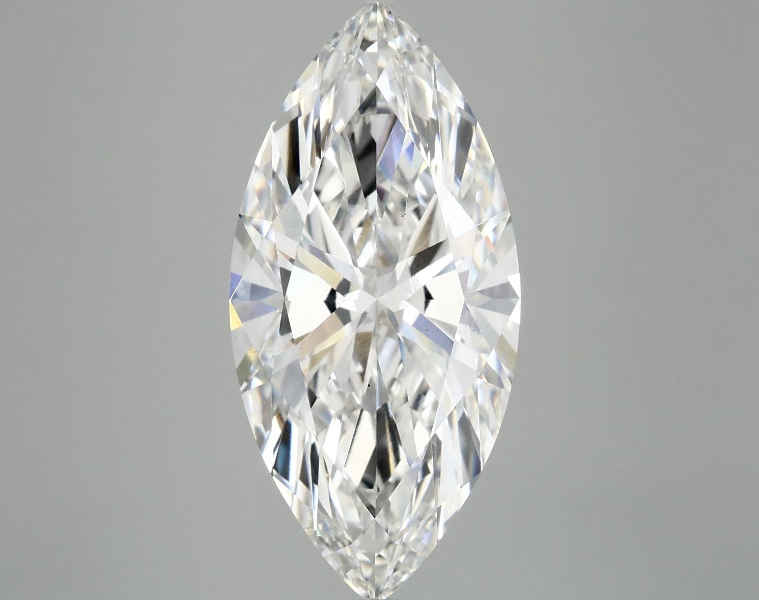 4.87 Carat Marquise Shaped Excellent Cut VS2 IGI Certified Lab Grown Diamond