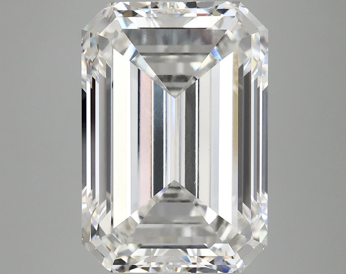 10.0 Carat Emerald Shaped Ideal Cut VS1 IGI Certified Lab Grown Diamond