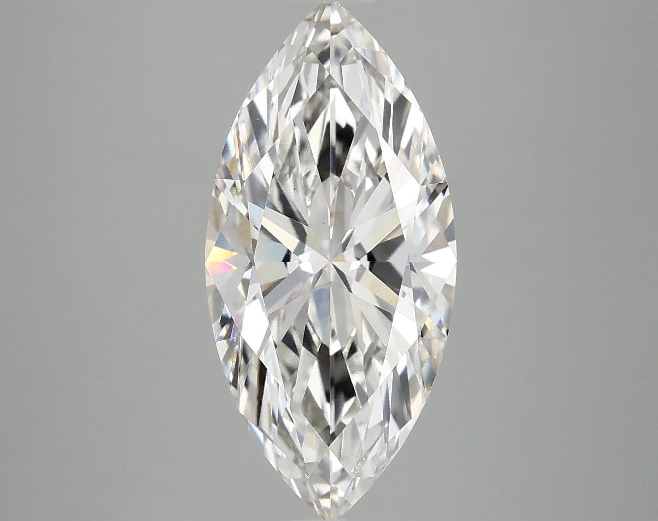 3.08 Carat Marquise Shaped Excellent Cut VS1 IGI Certified Lab Grown Diamond