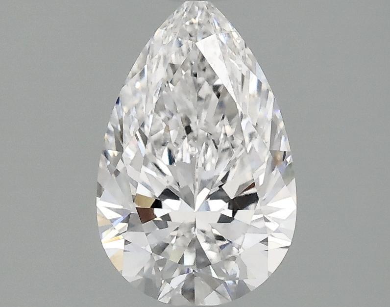 1.25 Carat Pear Shaped Ideal Cut VVS2 IGI Certified Lab Grown Diamond