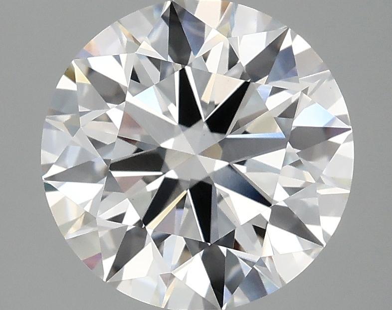 3.08 Carat Round Shaped Ideal Cut VVS2 IGI Certified Lab Grown Diamond