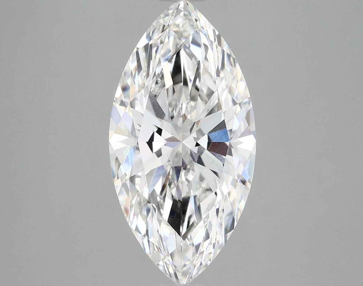 3.08 Carat Marquise Shaped Ideal Cut VVS2 IGI Certified Lab Grown Diamond
