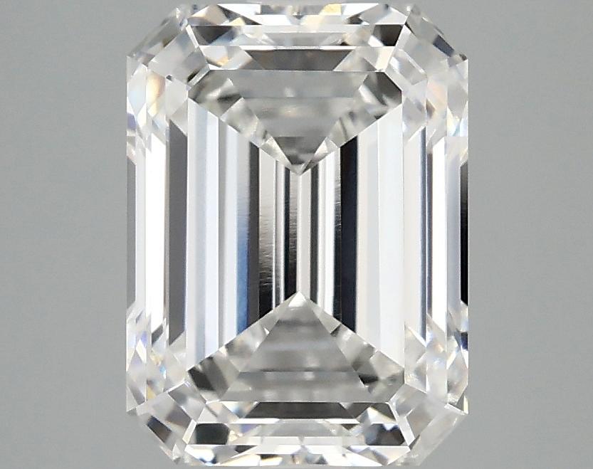 3.08 Carat Emerald Shaped Excellent Cut VVS2 IGI Certified Lab Grown Diamond
