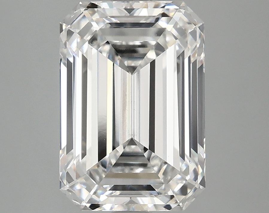 3.09 Carat Emerald Shaped Ideal Cut VS1 IGI Certified Lab Grown Diamond