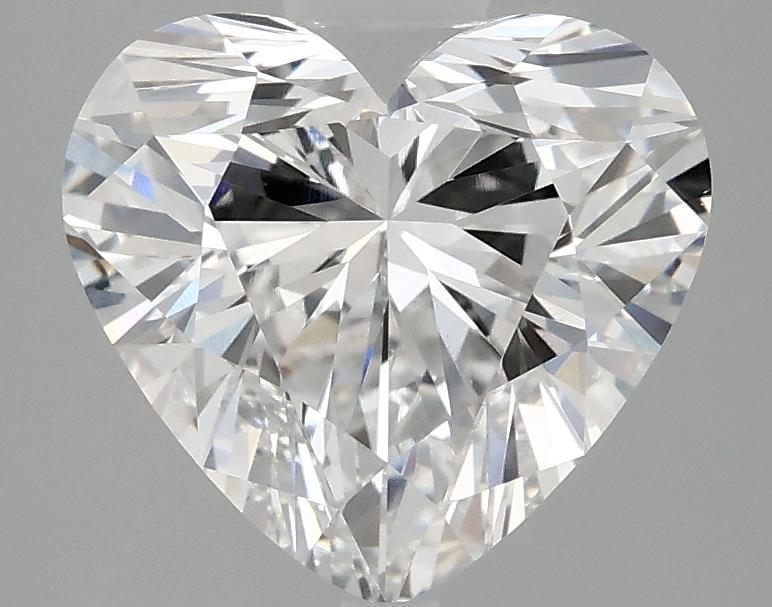 2.96 Carat Heart Shaped Ideal Cut VVS2 IGI Certified Lab Grown Diamond