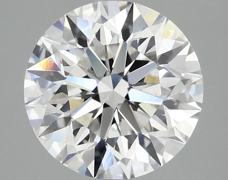 3.08 Carat Round Shaped Excellent Cut VVS2 IGI Certified Lab Grown Diamond