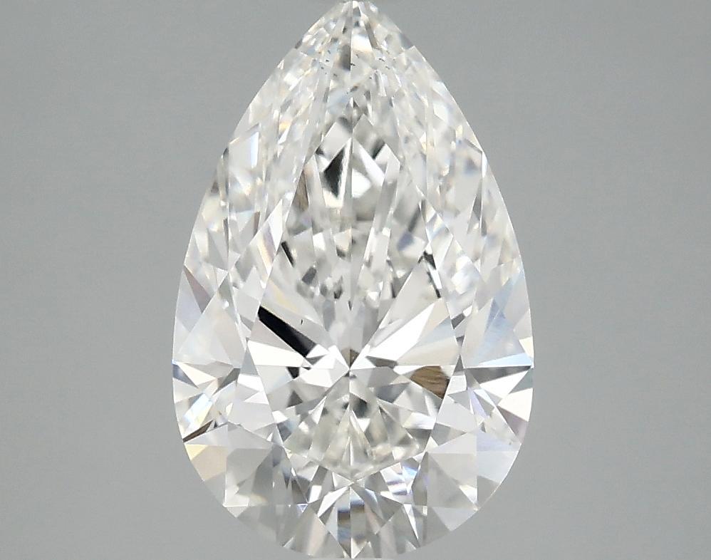 2.5 Carat Pear Shaped Ideal Cut VS2 IGI Certified Lab Grown Diamond